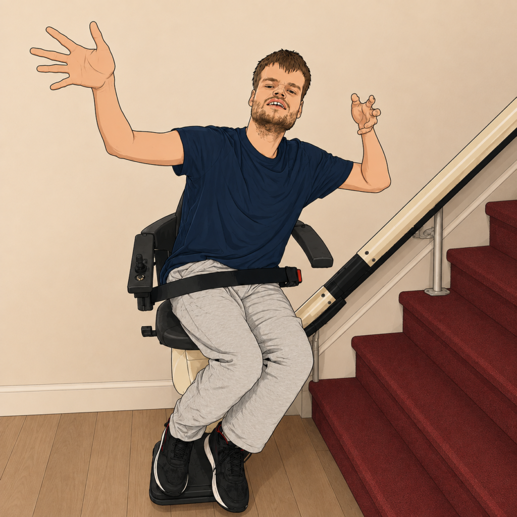 Vrolijke man